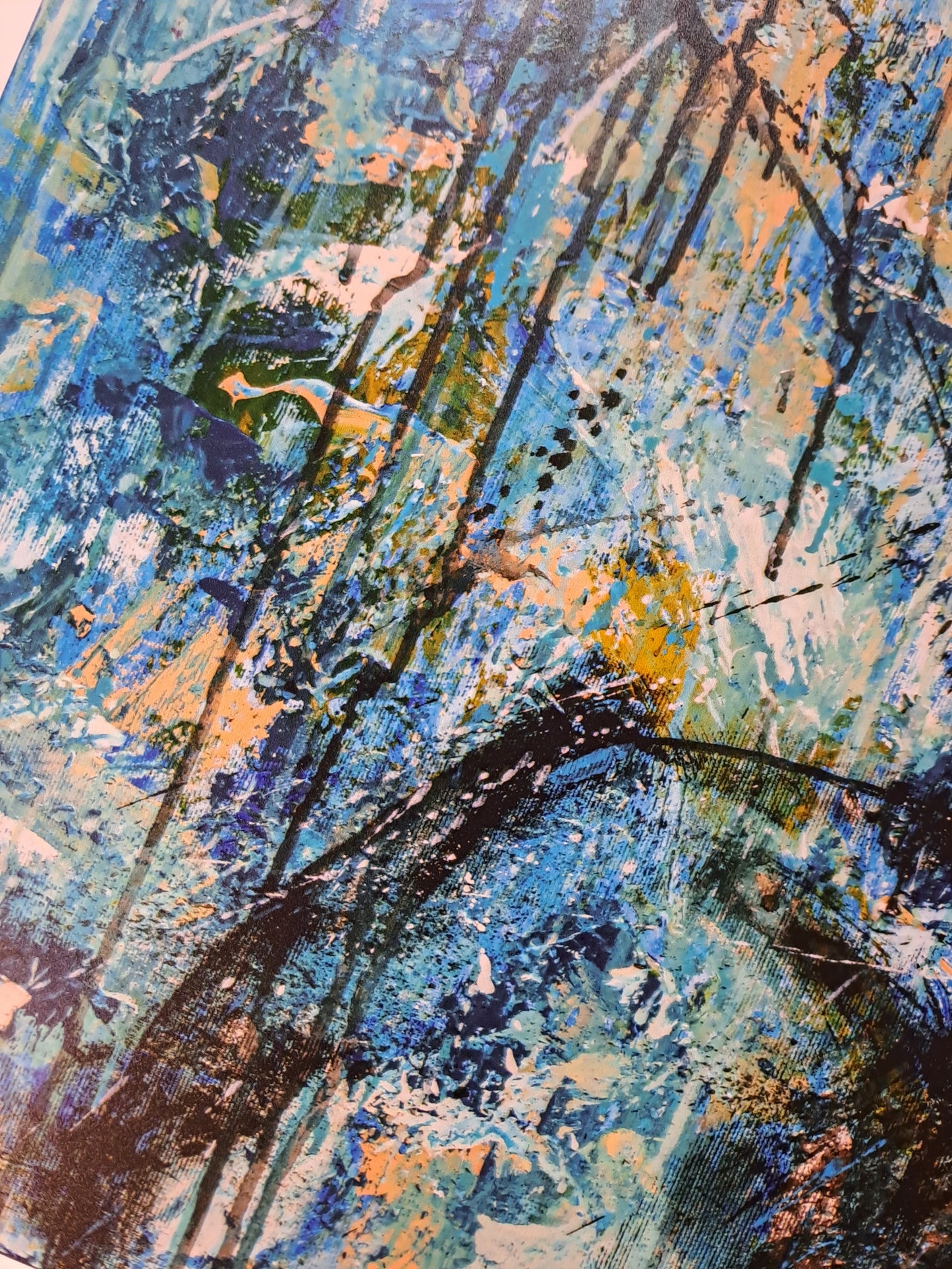 Blue mess